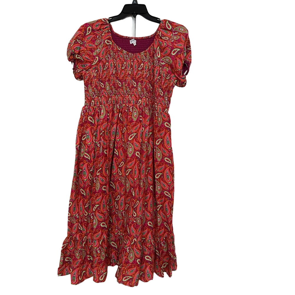 Blueberi Boulevard Paisley Fully Lined  Dress NWT